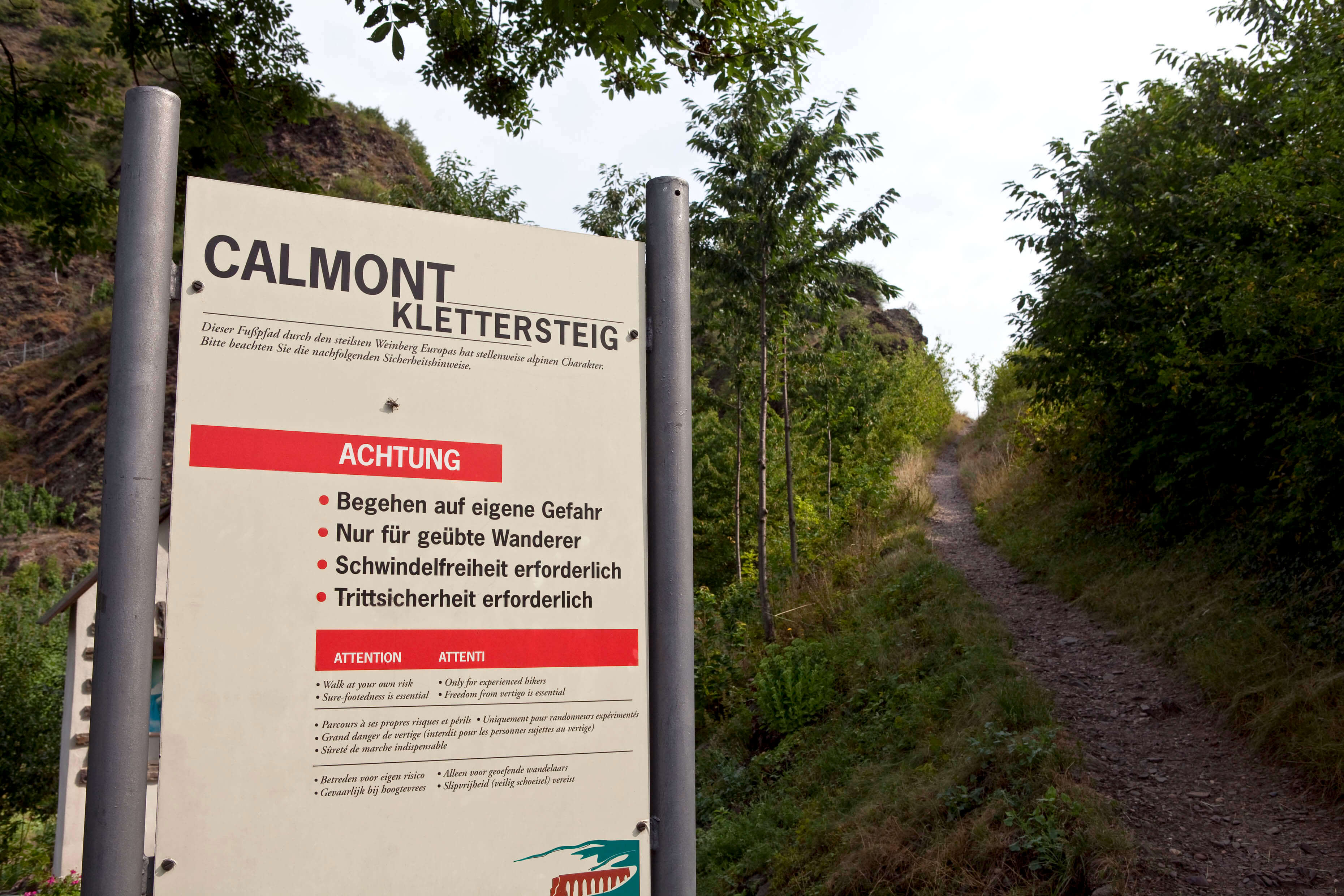 Bremmer Calmont, Klettersteig Bremmer Calmont, Klettersteig